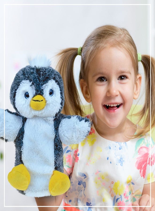 Puzzled DolliBu Penguin Plush Hand Puppet for Kids - Soft Stuffed Animal Hand Puppet Toy for Puppet Show Games Puppet Theaters for Kids, Adult Cute Puppets Educational Toy to Teach Children & Toddlers - Image 4