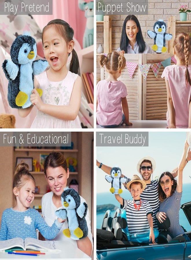 Puzzled DolliBu Penguin Plush Hand Puppet for Kids - Soft Stuffed Animal Hand Puppet Toy for Puppet Show Games Puppet Theaters for Kids, Adult Cute Puppets Educational Toy to Teach Children & Toddlers - Image 3