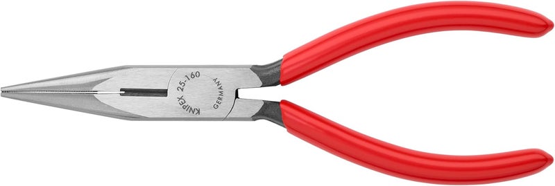 KNIPEX - 25 01 160 Tools - Long Nose Pliers With Cutter (2501160), 6-1/4 inches - Image 1