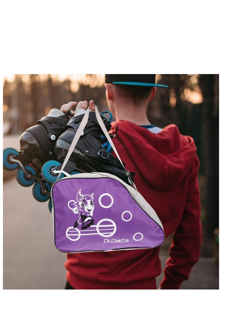 SYOSI Skates Bag Skate Accessories Roller Carrier Roller Skate Bag Skates Storage Bag Roller Skates Pouch Roller Backpack Skates Shoes Bag Ice Skates Pouch Oxford Organizer Portable 2Pcs  - Image 4