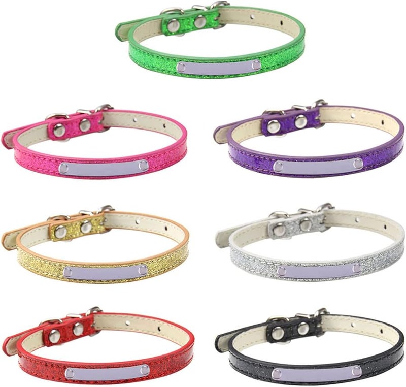 Gold XXL Adjustable Dog Collar with Name Plate Lightweight Soft and Comfortable - Image 3