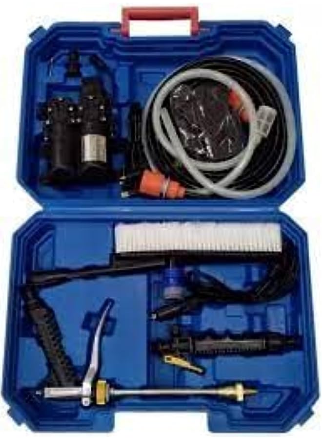 تاوا غسالة محمولة عالية الضغط بقوة 200 واط، مضخة مياه كهربائية بتيار متردد ومستمر (للسيارة، والجدار، والممر، والسجاد، والحديقة والمزيد من الاستخدامات) 12 فولت - Image 4