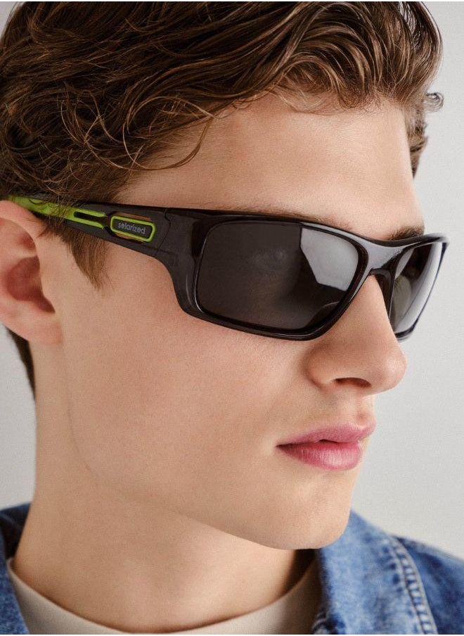 Solarized BOLD WRAP Luxury Sunglasses for Men & Women – High Quality Designer Eyewear, UV Protection, Stylish Frames, Timeless Elegance, and Fashionable Eye Shades  - Image 2