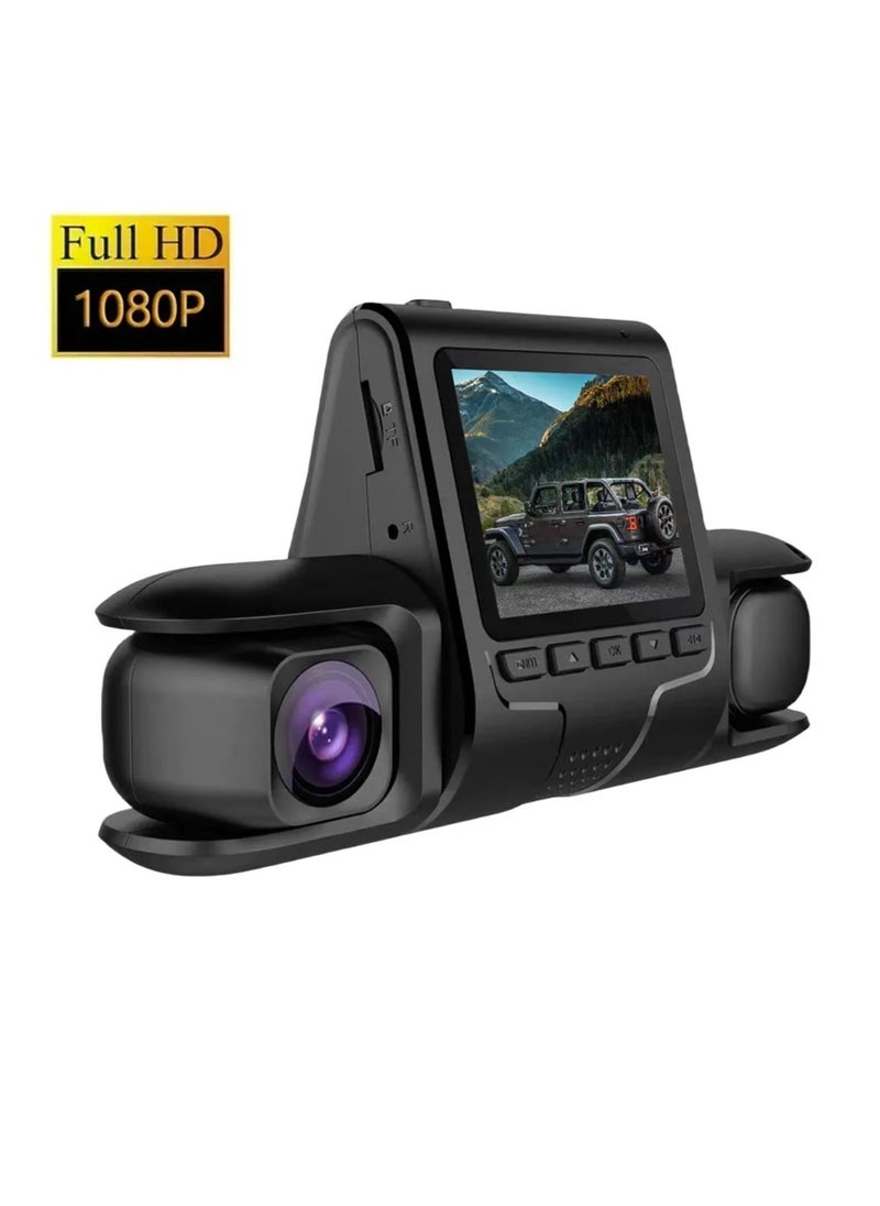 3 Lens Car DVR Dash Cam Dual Lens 3 Channel HD 1080P Video Recorder 24H Parking Monitoring
