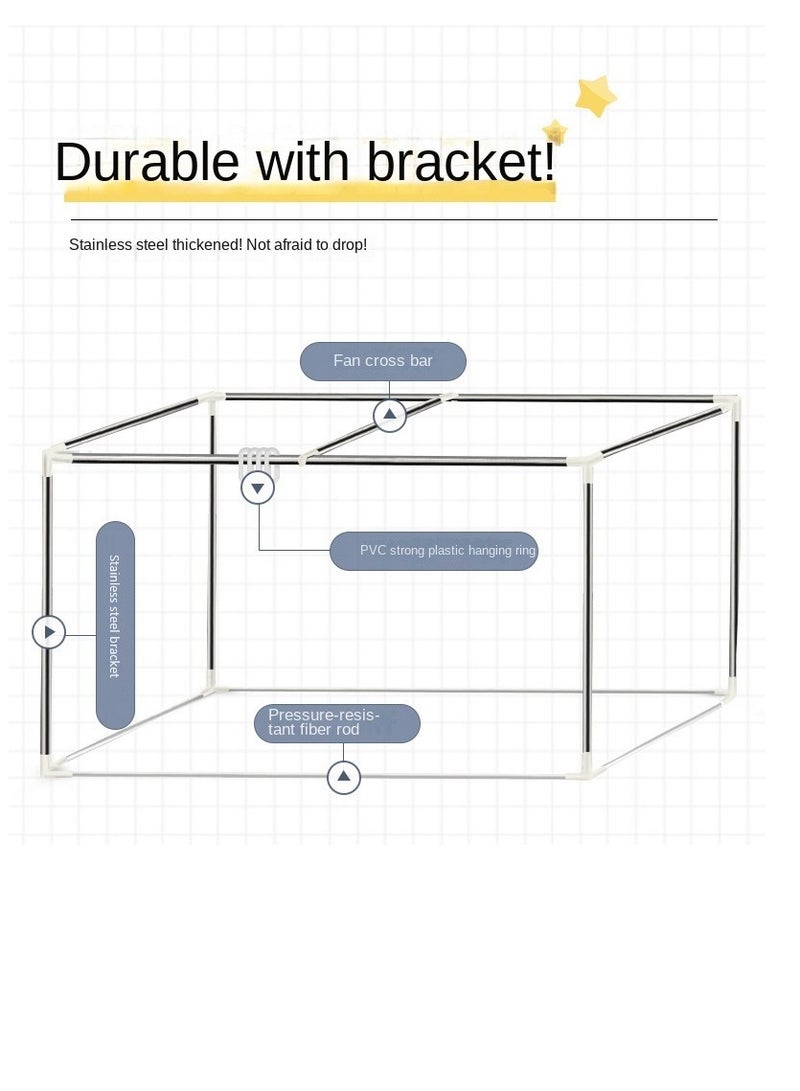 Bluejw ستارة سرير كرتونية جميلة للطابق العلوي مع حامل - Image 5