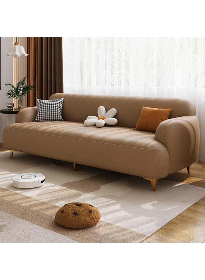 Comfynest Comfynest Glam Wood Frame Anti Cat Scratch Fabric Upholstery Slide Storage Sofa 