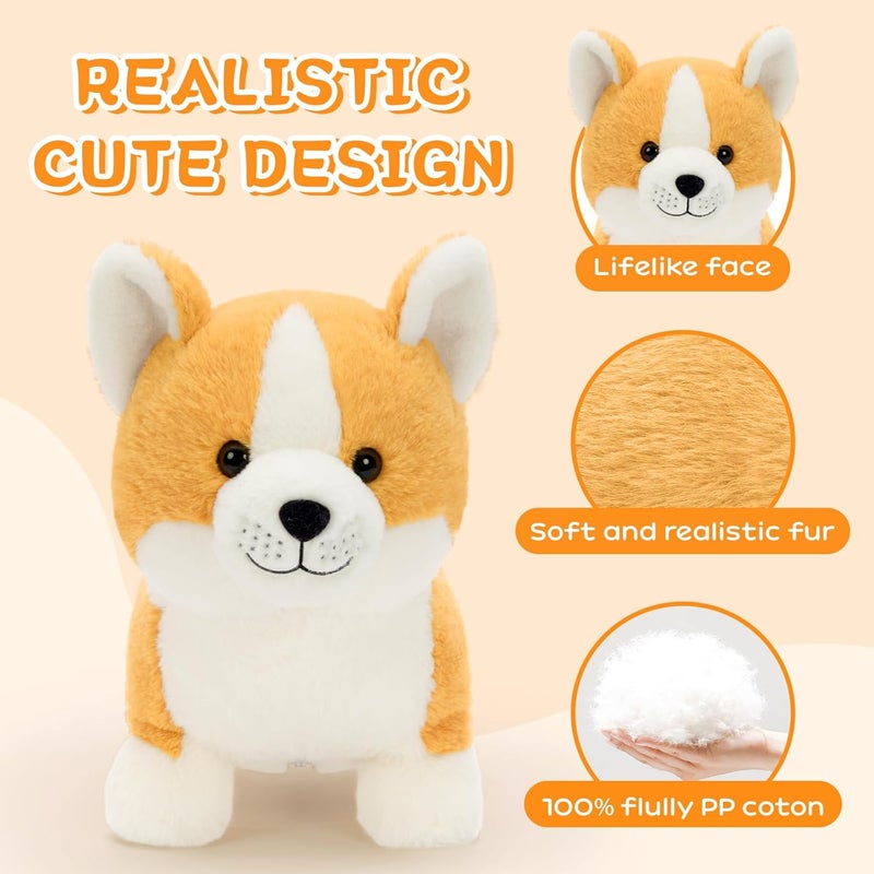 MorisMos Corgi Cuddly Toy with Baby in Belly Birthday Gift Children - Image 5