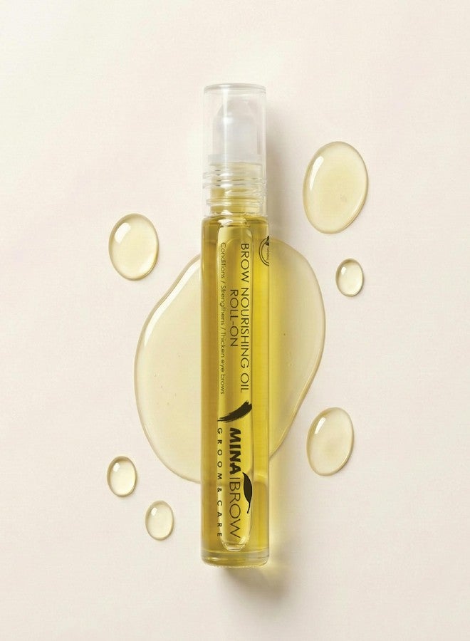 MinaiBrow Eye Brow & Lash Oil | Nourishes and Strengthens Eyelash Growth Serum | Lash Serum for Eyelash Growth and Mascara Brush (10 ML) - Image 4