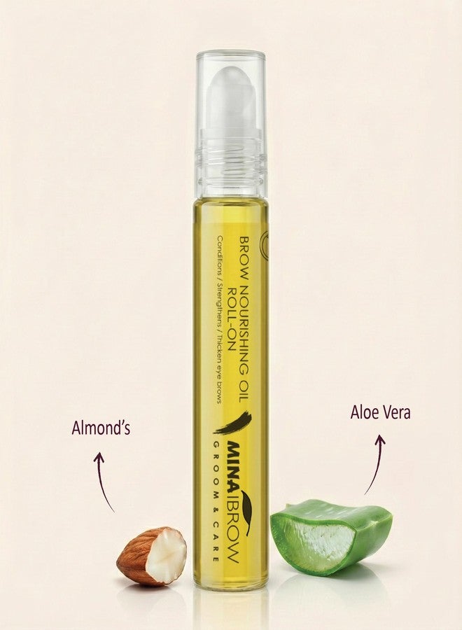 MinaiBrow Eye Brow & Lash Oil | Nourishes and Strengthens Eyelash Growth Serum | Lash Serum for Eyelash Growth and Mascara Brush (10 ML) - Image 5