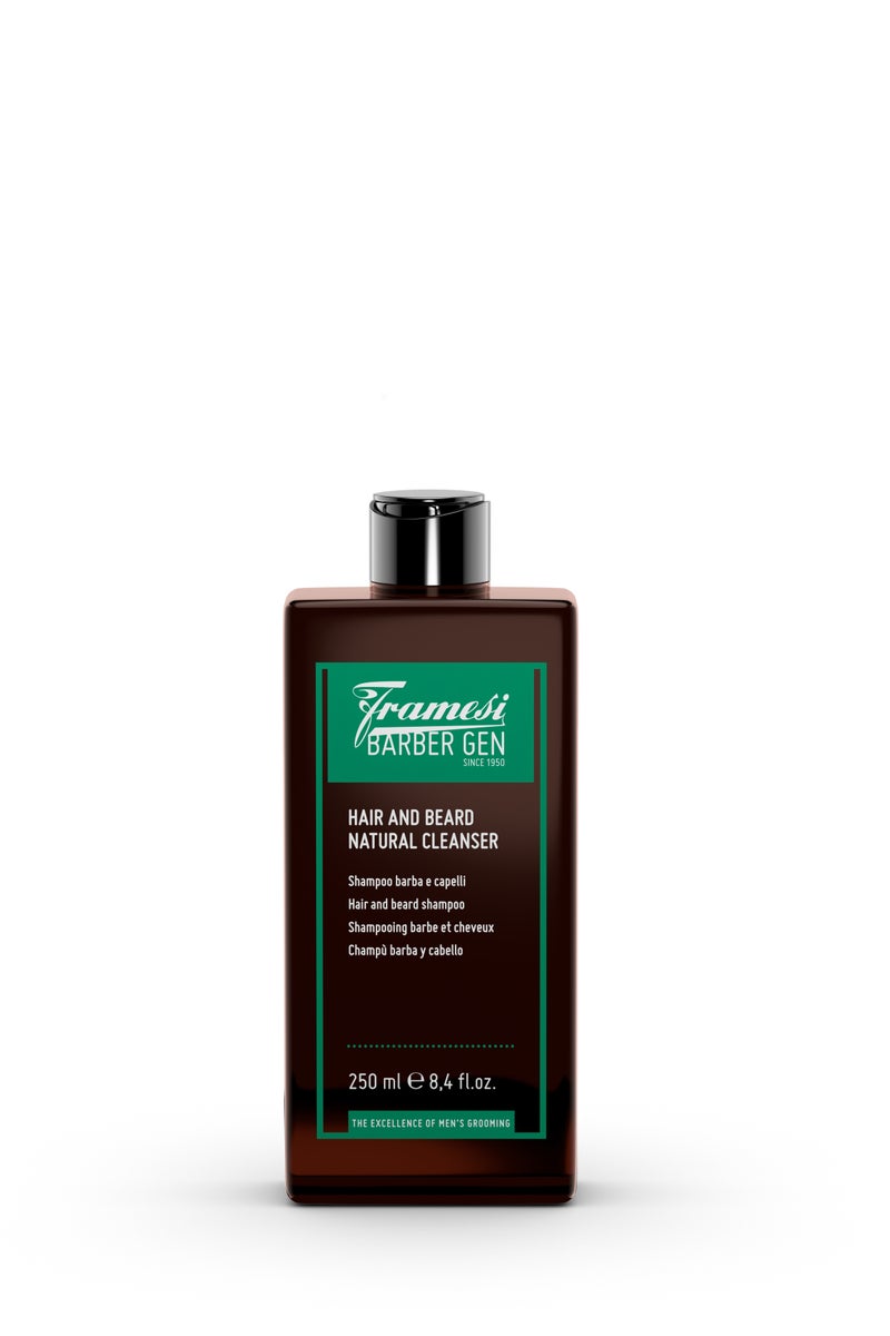 framesi Barber Gen | Hair and Beard Natural Cleanser 250 ml - Image 1