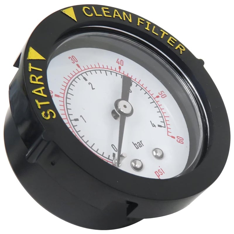 2 Inch Dial Pool Filter Pressure Gauge 60psi Waterproof Back Mount for Spa Valve Systems - Image 1