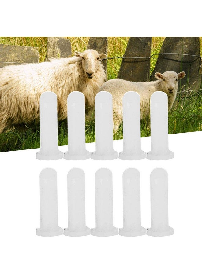 Zerodis 10pcs Lamb Feeding Nipple, Goats Sheep Cow Milk Bottle Bucket Nipple Replacement Soft Gel Pacifier - Image 5