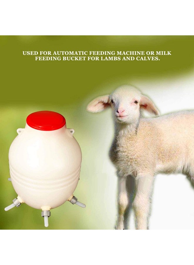 Zerodis 10pcs Lamb Feeding Nipple, Goats Sheep Cow Milk Bottle Bucket Nipple Replacement Soft Gel Pacifier - Image 4