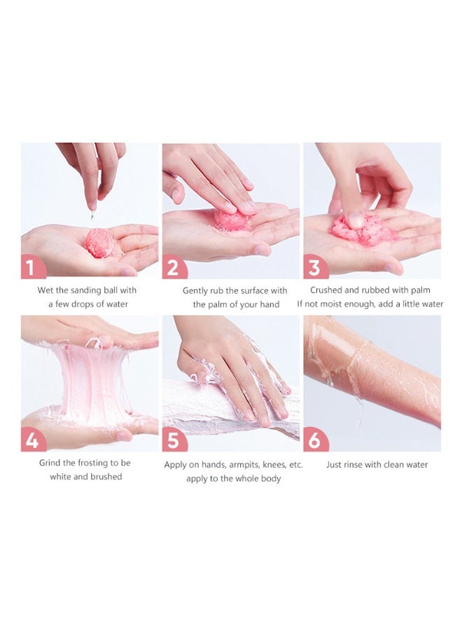 Jellys Body Scrub, Snail Candy Scrub For Body 6 Balls,300G - Image 5