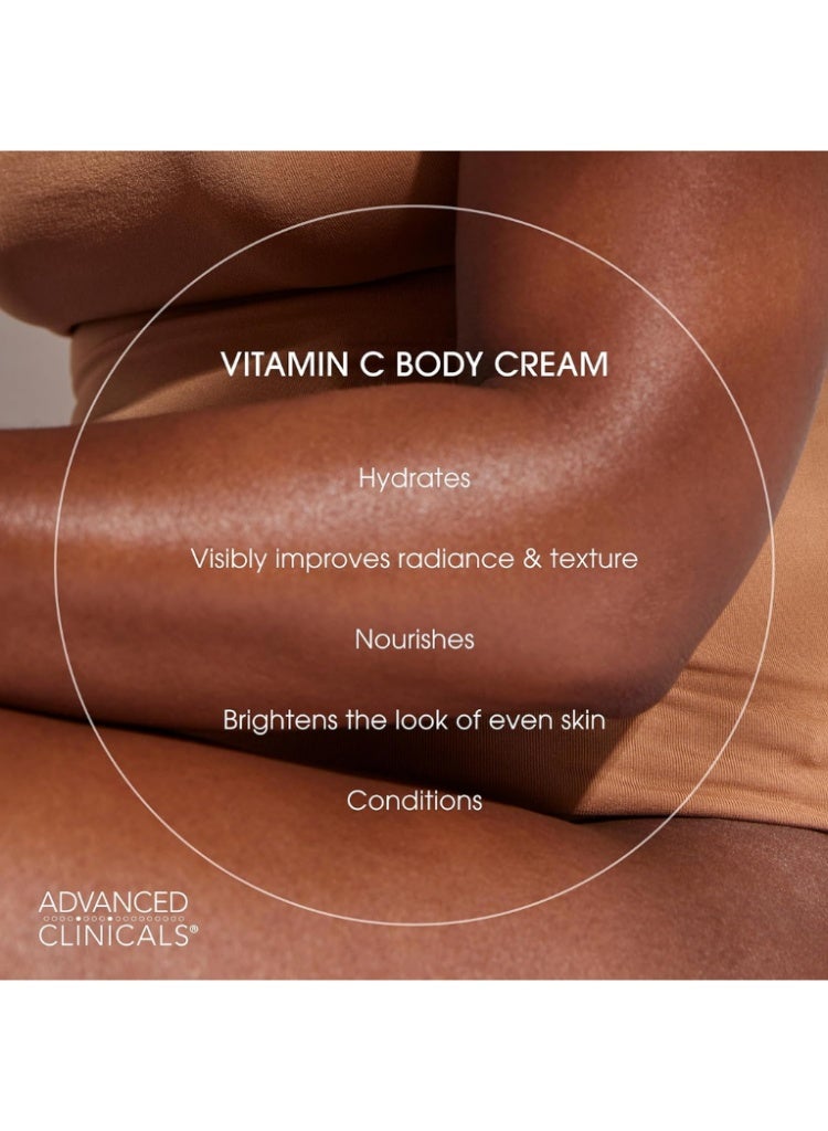 أدفانسد كلينيكال حل البقع الداكنة وتفاوت لون البشرة – كريم Advanced Clinicals Vitamin C لتفتيح البشرة وترطيبها ومنحها إشراقة صحية - Image 4