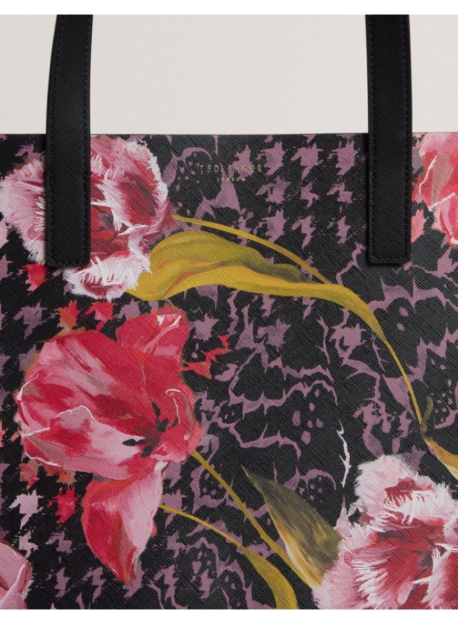 Ted Baker Floral Printed Extra Large Icon Bag - Image 3