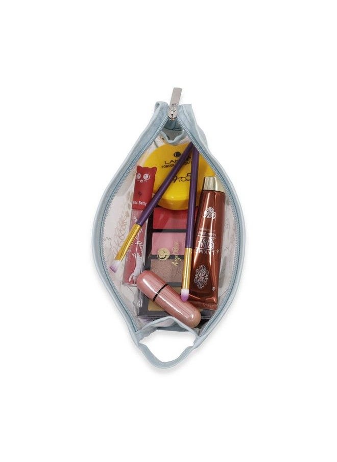 NFI essentials Transparent Makeup Pouch For Women Cosmetic Pouch Stylish Pouches For Makeup Accessories & Travel Organiser Waterproof Toiletry Make Up Bag For Girls  - Image 4
