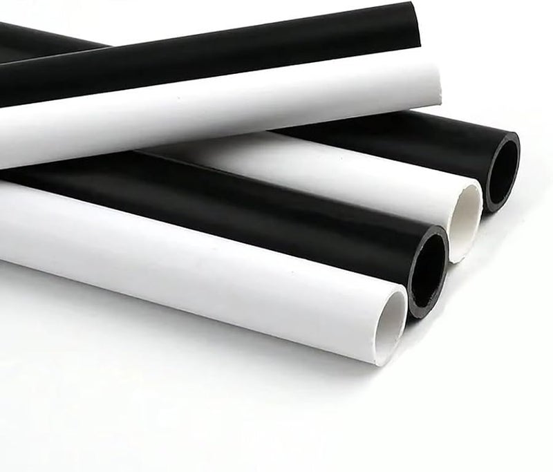 White PVC Pipe 2Pcs 50cm Length 3 2mm Outer Diameter For Aquarium Garden Irrigation DIY Watering Tube - Image 2