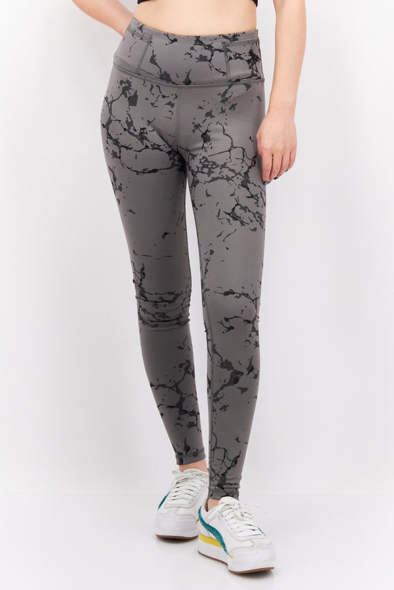 PUMA Women Sportswear Fit Training Pull On Leggings, Dark Grey Combo - Image 1