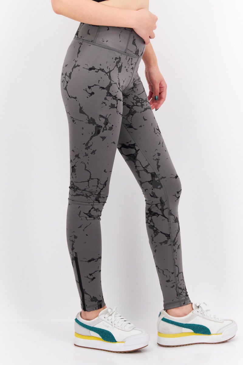 PUMA Women Sportswear Fit Training Pull On Leggings, Dark Grey Combo - Image 3