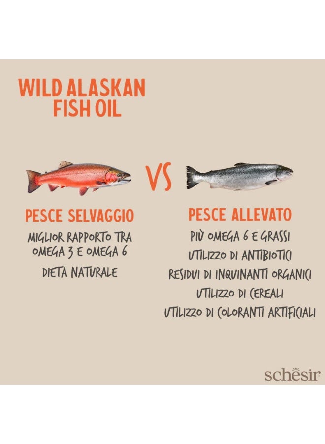 Schesir Wild Alaskan Fish Oil Omega Plus (1000ml) - Image 5