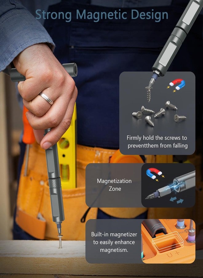 Ankilo Upgraded 42 in 1 Magnetic Screwdriver Set, Ankilo DIY Ratchet Screwdriver Set, Multi Bit Magnetic Drive with 40 PCS Magnetic Bits, Portable Repair Tool Kit for Home, Bike Repairs for Christmas Gifts - Image 2