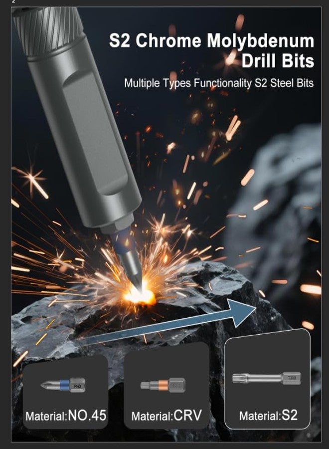 Ankilo Upgraded 42 in 1 Magnetic Screwdriver Set, Ankilo DIY Ratchet Screwdriver Set, Multi Bit Magnetic Drive with 40 PCS Magnetic Bits, Portable Repair Tool Kit for Home, Bike Repairs for Christmas Gifts - Image 4