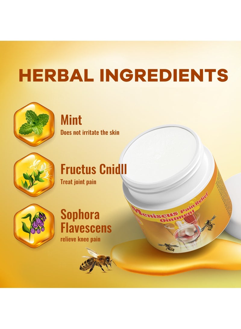 سوميفون 3 عبوات من مرهم تخفيف آلام الغضروف الهلالي - لتخفيف آلام الرقبة والكتفين والظهر والوركين والمفاصل والعضلات والركبتين والقدمين 20 جرامًا*3 - Image 3