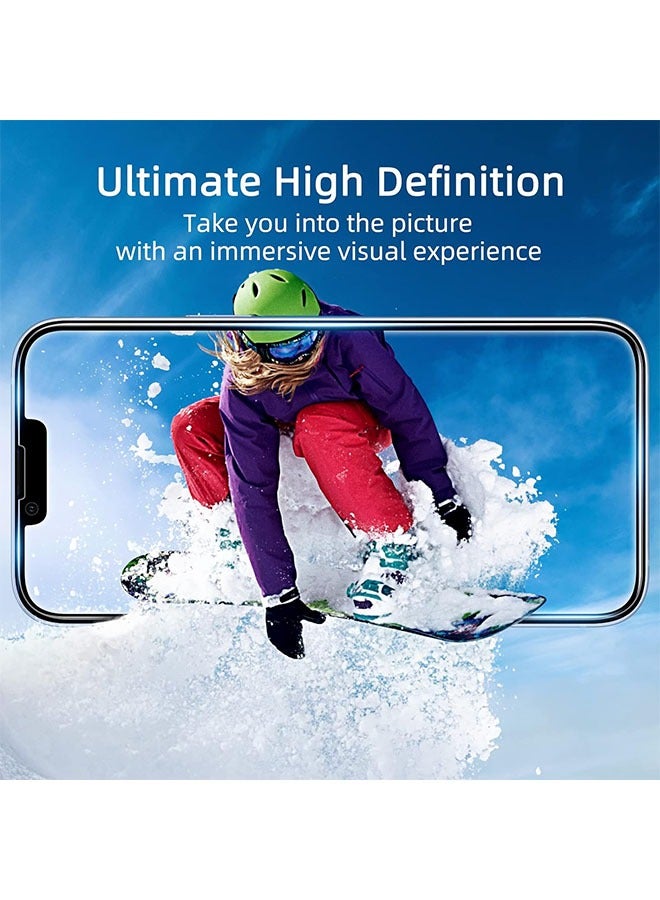 3 pcs Screen Protector for iPhone 14 [6.1 Inch] Display Tempered Glass Film with Easy Installation, Ultra HD, 9H Hardness, Scratch Resistant - Image 3