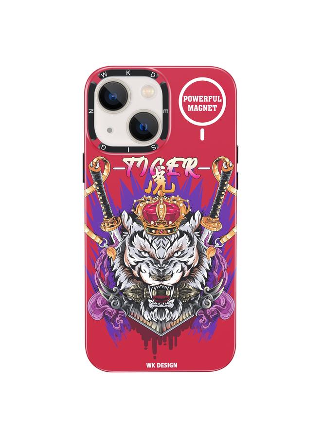 دبليو كيه جراب هاتف مغناطيسي رائع من سلسلة Gorillas WPC-019 لهاتف iPhone 13 - Image 1