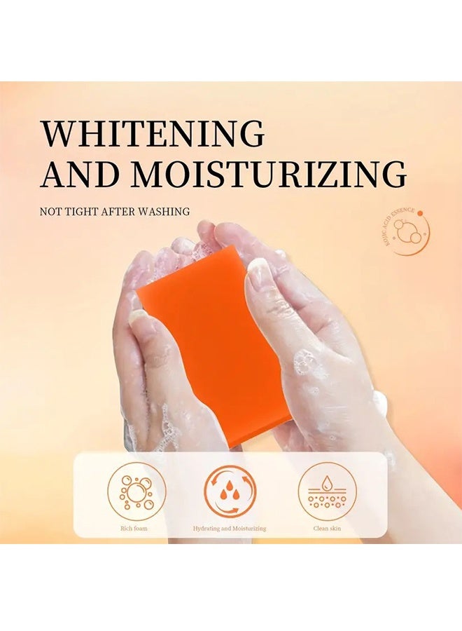 Kojic Acid Soap For Hyperpigmentation Gluta Thione .Collagen. Vtamin C Remover Soap Bars with Original Japanese Formula, Vitamin E, Retinol, Collagen, Hyaluronic Acid & Shea Butter for Even & Brighter Skin Tone, Face & Body - Image 5
