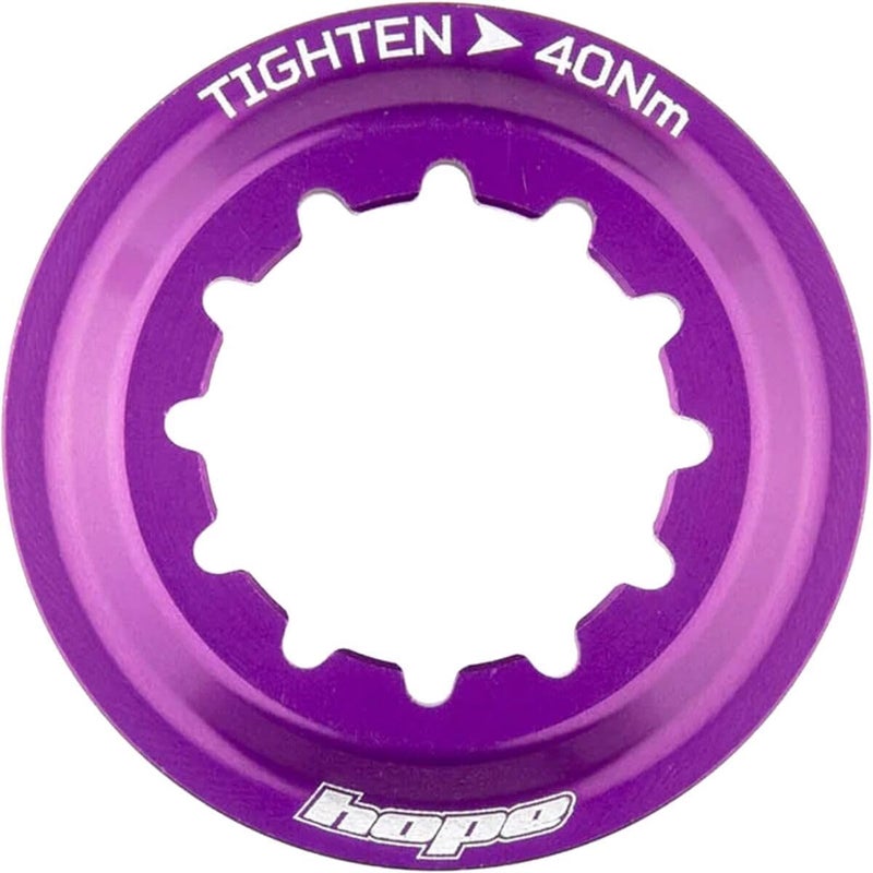 Hope Center Lock Disc Lockring  Purple
