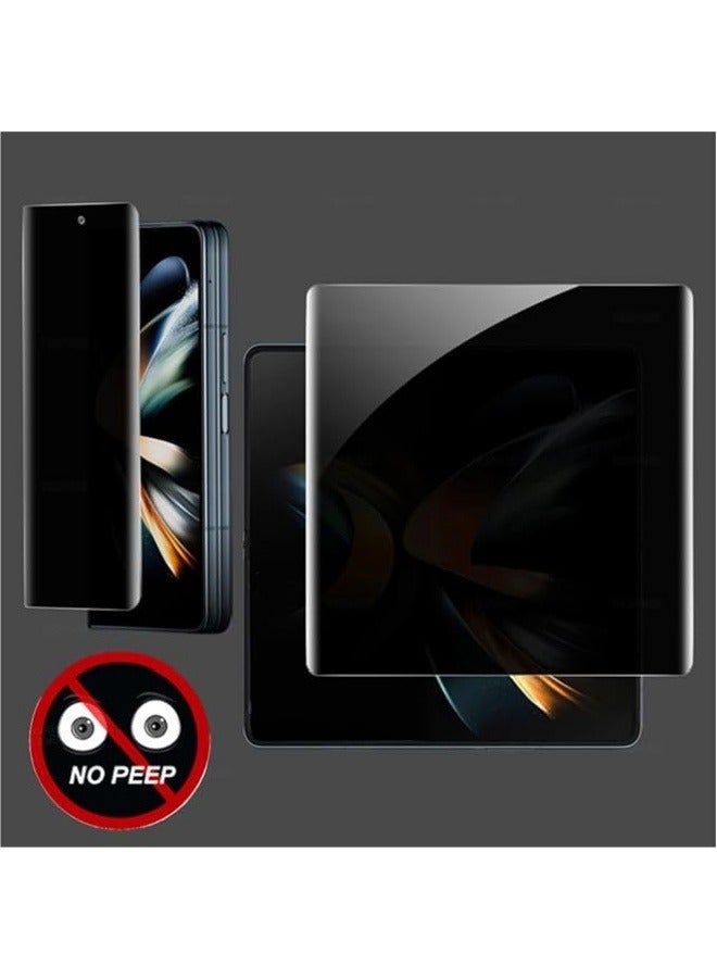EPU Soft Privacy Hydrogel Film Compatible with VIVO X Fold 3 Pro Purse Anti-Spy inner External Screen Protector For Vivo Fold3  - Image 2