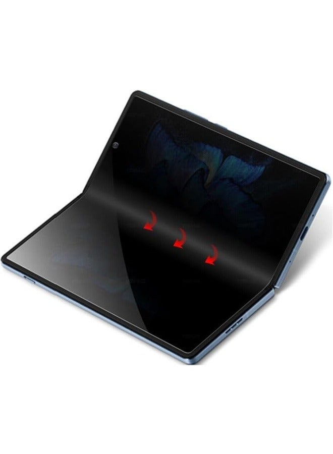 EPU Soft Privacy Hydrogel Film Compatible with VIVO X Fold 3 Pro Purse Anti-Spy inner External Screen Protector For Vivo Fold3  - Image 4