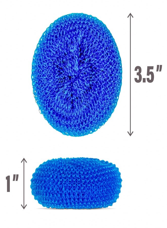 DecorRack 12 Mesh Scourers, Premium Non-Scratch Plastic Scourers, Stain Removing Cleaning Scrubber, for Kitchen Garage Bathroom (Pack of 12) - Image 2