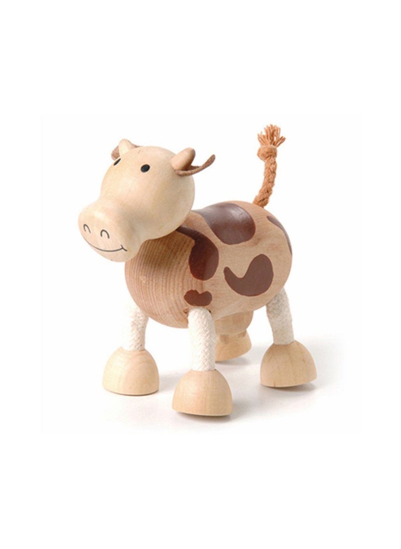 Anamalz Cow Wooden Toy