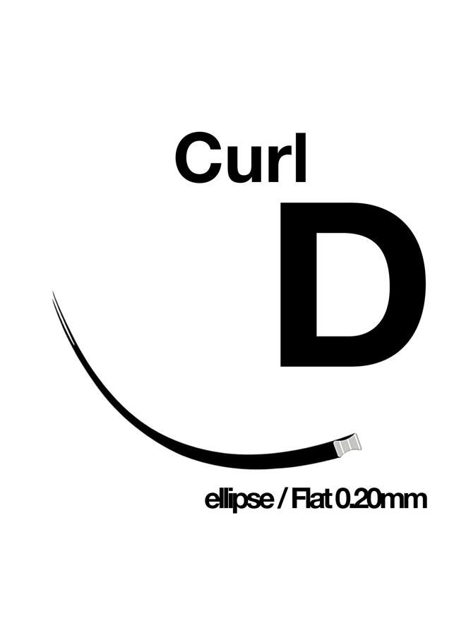EMILYSTORES DESIRES LASHES By EMILYSTORES Ellipse Lashes Flat 0.20mm Thickness D Curl Length 17mm Lashes Extensions Single Size For eyelash Extension(Ellipse,Flat0.20,D,17mm) - Image 3