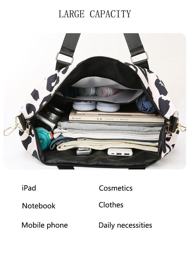 DUNISO - Sports Gym Bag with Wet Pocket & Shoes Compartment, Weekender Overnight Bag for Travel Gym Yoga Travel Duffel Bag for Men and Women Lightweight - Image 1