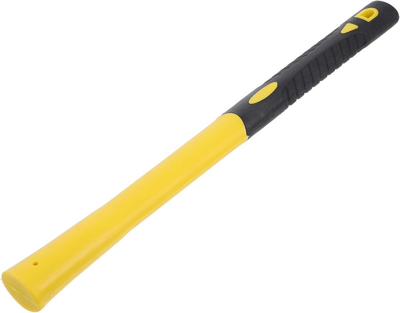 Camping Hammer Handle Replacement 38Cm Fiberglass Axe Handle with Plastic Grip for Splitting and Outdoor Tools for Camping and Framing Use - Image 1