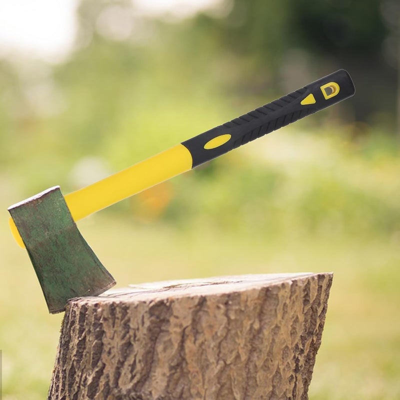 Camping Hammer Handle Replacement 38Cm Fiberglass Axe Handle with Plastic Grip for Splitting and Outdoor Tools for Camping and Framing Use - Image 4