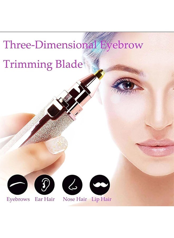 Quantum Electric Eyebrow Trimmer, 2-in-1 Women's Eyebrow and Hair Removal Device, Suitable for Multiple Body Parts - Image 5