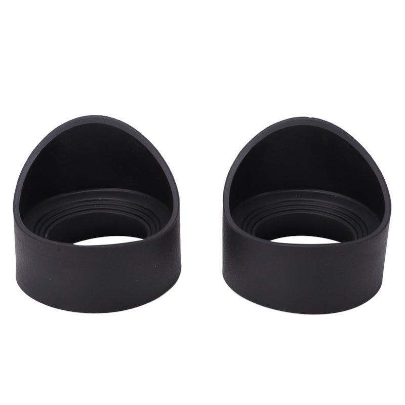 2pcs Microscopes Rubber Eyecups Professional Collapsible Eyepiece Eyeshields for Protecting Eyes - Image 1