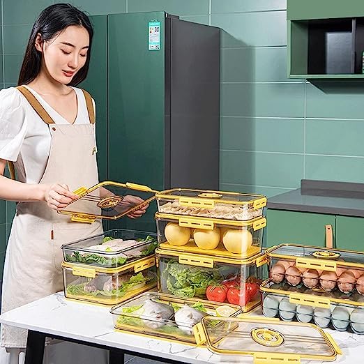 bosig Egg Organizer Box Egg Organizer ContainerPortable Egg CasePlastic Egg Container Egg Holder Egg Storage Bin Stackable Egg Storage Containers Clear Egg Tray Storage BoxWith Lid18 Grid - Image 3