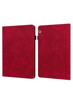 Case For Huawei MediaPad T3 10 Peacock Embossed Pattern TPU + PU Horizontal Flip Leather Case with Holder & Card Slots & Wallet & Sleep / Wake-up Function