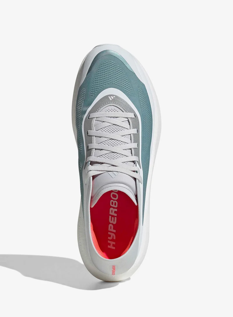 Adidas FTWWHT/PETMET/LUCRED Hyperboost Run for Men | Best Price UAE