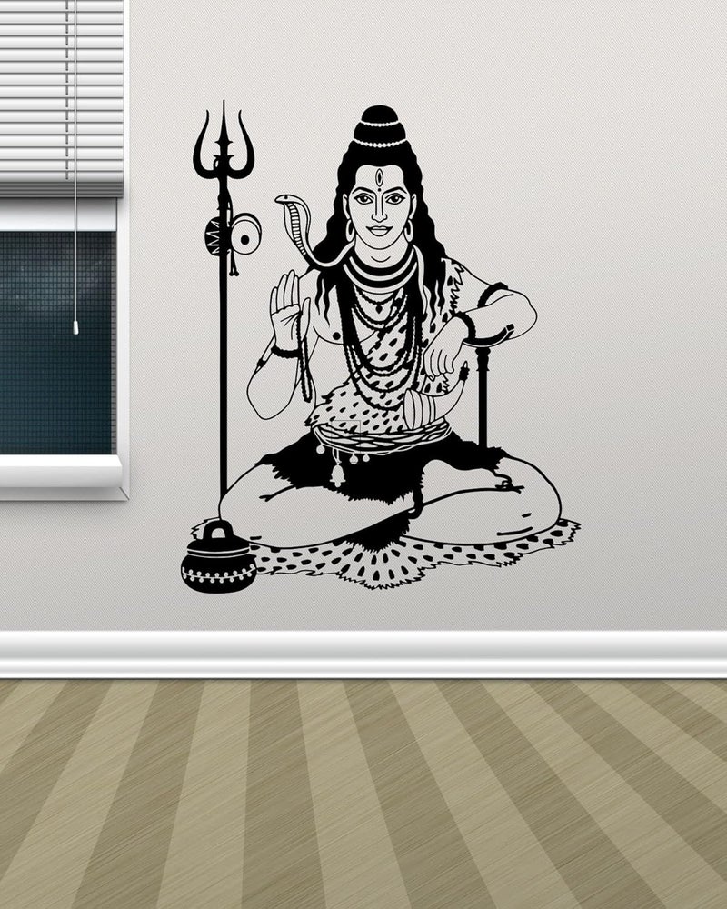 RNG Lord Shiva Bholenath Wall Decor Sticker - Image 2