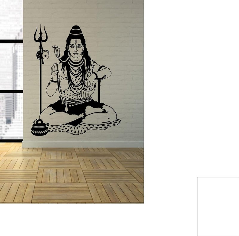 RNG Lord Shiva Bholenath Wall Decor Sticker - Image 4