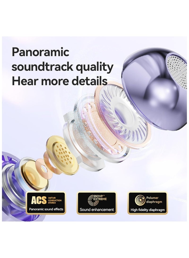 NH M79 Open-Ear Clip Bluetooth Headphones, Bluetooth 5.49, Sports Waterproof, Wireless Charging Case with LED Power Display, Ideal for Running & Fitness(Black) - Image 3