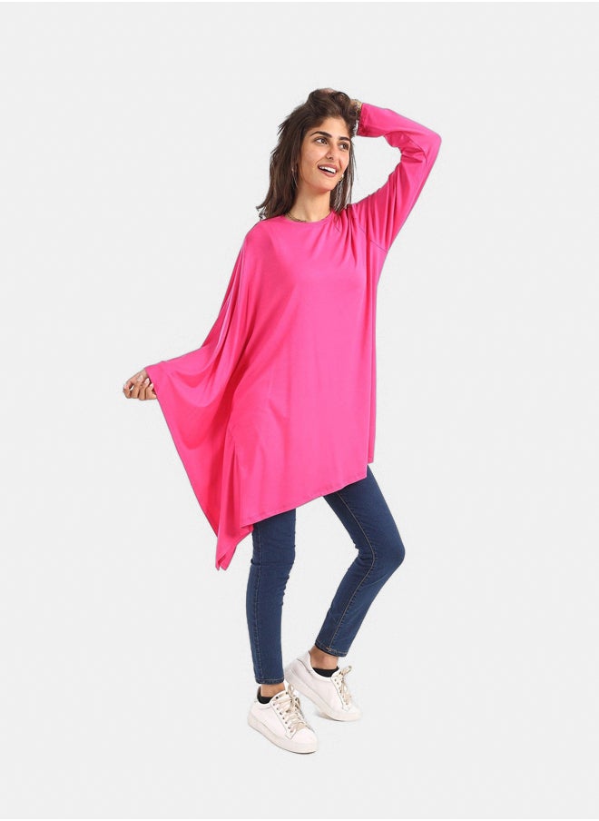 Clue Plain Blouse with Batwing Sleeve  - Image 1