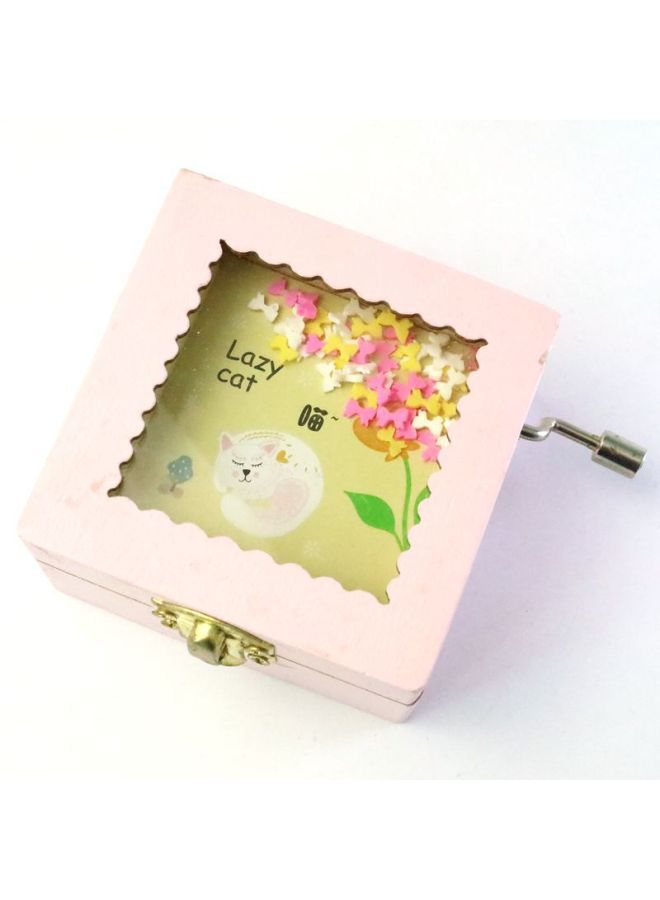 Colorful Wooden Music Box Cute Wooden Patch Music Box Student Creative Gift Birthday Gift Wholesale-Color:Section B  - Image 1